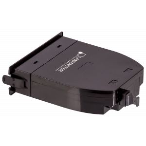 MPO кассета OS2, 12xLC, тип B, низкие потери, черная